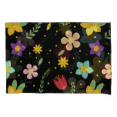 Colorful Flowers Waterverf Cute Kussensloop (Voorkant-Links)