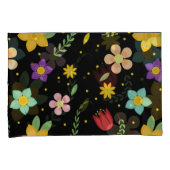 Colorful Flowers Waterverf Cute Kussensloop (Voorkant-Rechts)
