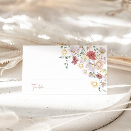 Colorful Flowers, Wildbloemen, Boho, Vrijgezellenf Plaatskaartje