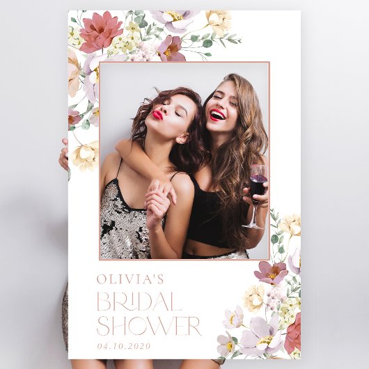 Colorful Flowers, Wildbloemen, Boho, Vrijgezellenf Poster