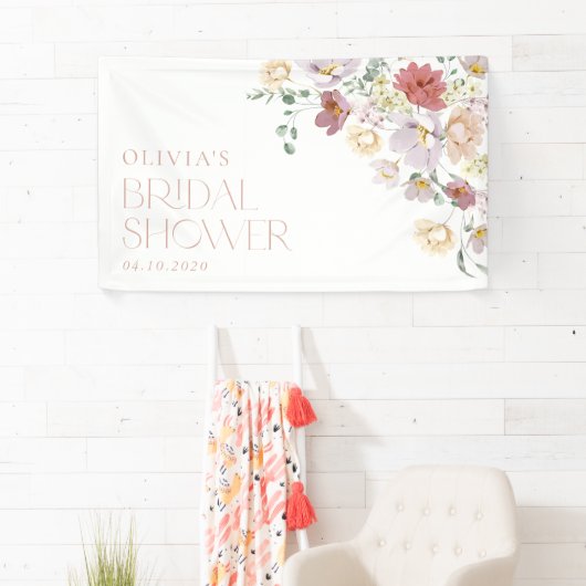 Colorful Flowers, Wildbloemen, Bridal Welcome Spandoek (Insitu)