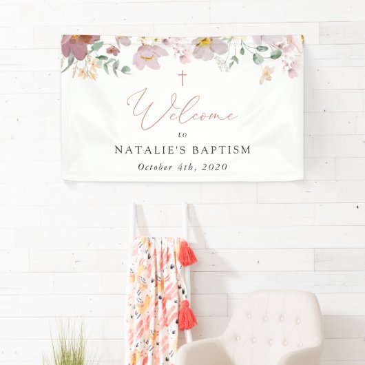 Colorful Flowers, Wildflowers, Baptism Welcome Spandoek (Insitu)
