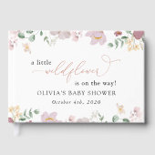 Colorful Flowers, Wildflowers, Boho, Baby Shower Gastenboek (Voorkant)