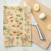 Colorful Flowers Wonderland Theedoek (Quarter Fold)