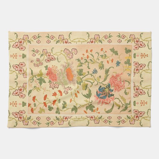 Colorful Flowers Wonderland Theedoek (Horizontaal)