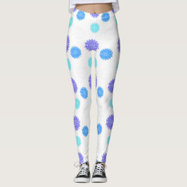 Colorful Flowers Yoga Leggings