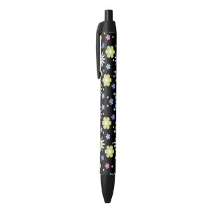 Colorful Flowers      Zwarte Inkt Pen