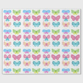 Colorful Flutter Friends Cadeaupapier (Vlak)