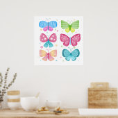 Colorful Flutter Friends Poster (Keuken)