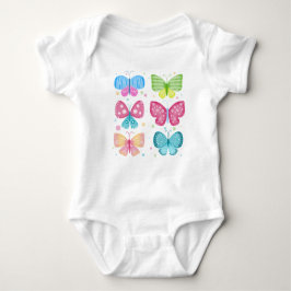 Colorful Flutter Friends Romper