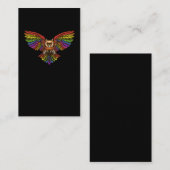 Colorful Flying Birdwatch Art Birds Visitekaartje (Voorkant / Achterkant)