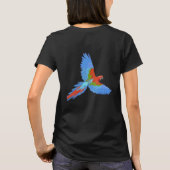 Colorful Flying Macaws T-shirt (Achterkant)