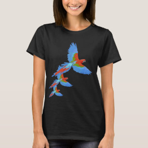Colorful Flying Macaws T-shirt