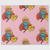 Colorful Flying Super Mam Cadeaupapier (Vlak)