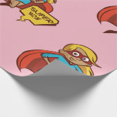 Colorful Flying Super Mam Cadeaupapier (Hoek)