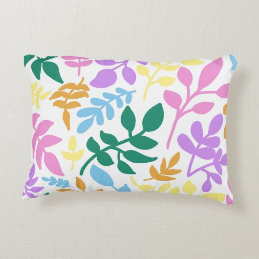 Colorful foliage accent kussen (Achterkant)