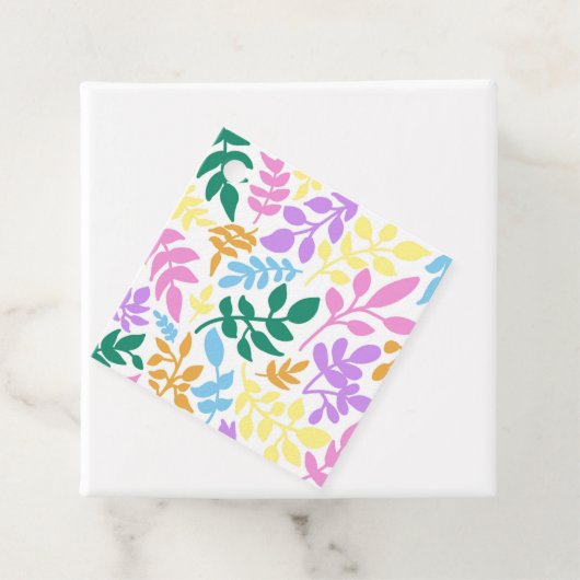 Colorful foliage bedankjes labels (In situ)