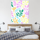 Colorful foliage canvas afdruk (Insitu (Slaapkamer))