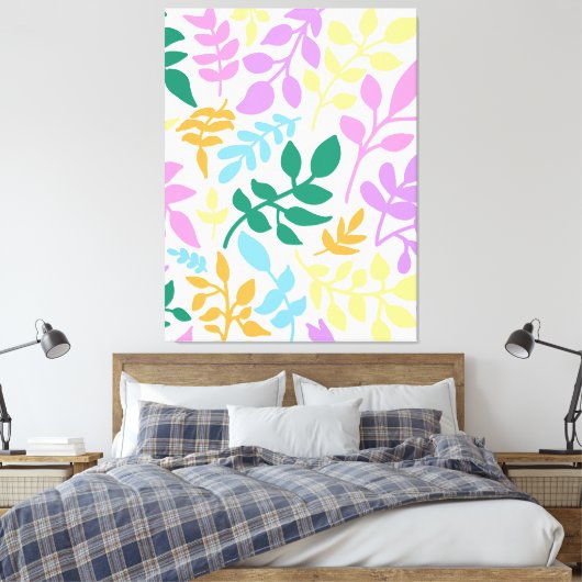 Colorful foliage canvas afdruk (Insitu (Slaapkamer))