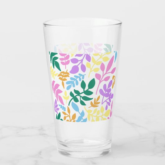 Colorful foliage glas (Achterkant)