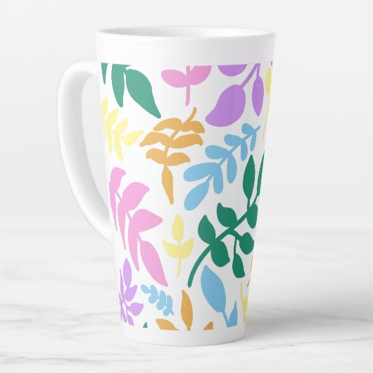 Colorful foliage latte mok (Linkerhoek)