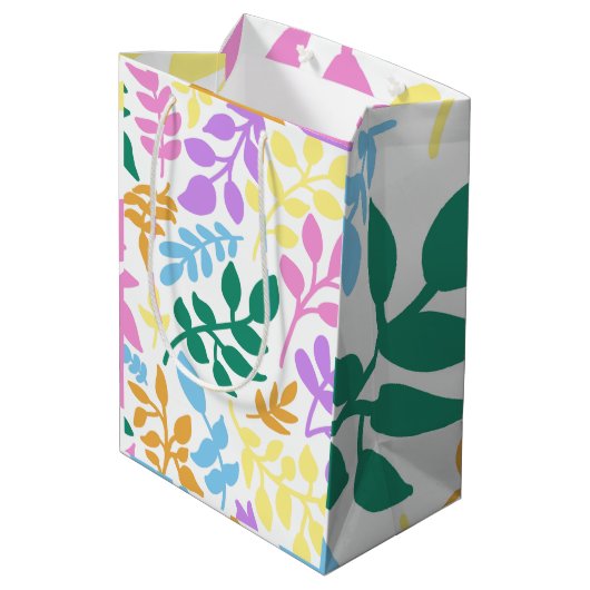 Colorful foliage medium cadeauzakje (Achterkant Gekanteld)
