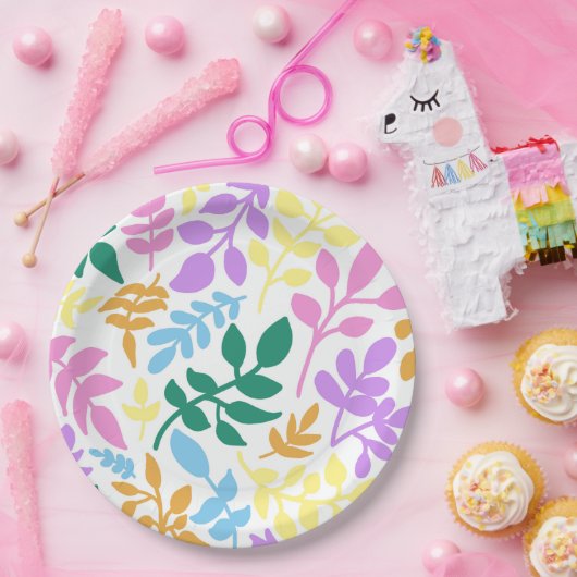 Colorful foliage papieren bordje (Feest)