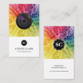 Colorful Foliage Pattern | Cameralens Visitekaartje (Voorkant / Achterkant)