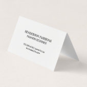 Colorful Foliage Pattern | Natuurlijke bomen Visitekaartje (Achterkant)