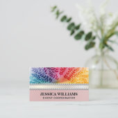 Colorful Foliage Pattern | Natuurlijke Visitekaartje (Staand voorkant)