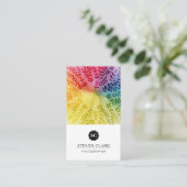 Colorful Foliage Pattern | Natuurlijke Visitekaartje (Staand voorkant)