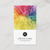 Colorful Foliage Pattern | Natuurlijke Visitekaartje (Voorkant)