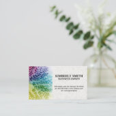 Colorful Foliage Pattern | Natuurlijke Visitekaartje (Staand voorkant)