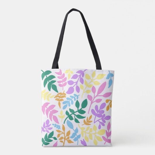 Colorful foliage tote bag (Achterkant)
