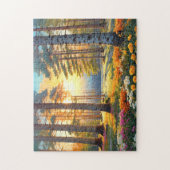 Colorful Forest Flowers and Sunshine art Legpuzzel (Verticaal)