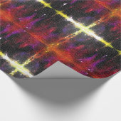 Colorful Forest Glas in lood Cross Cadeaupapier (Hoek)