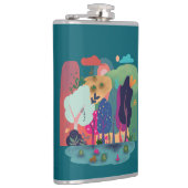 Colorful Forest Landscape Heupfles (Rechts)