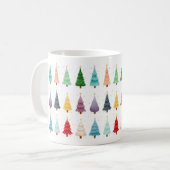 Colorful Forest of Holiday Cheer Koffiemok (Voorkant links)