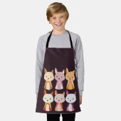 Colorful Fox Cartoon Schort (Gedragen)