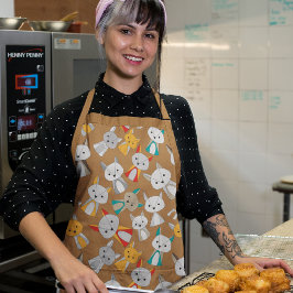 Colorful Fox Cartoon Schort