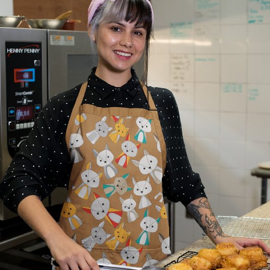 Colorful Fox Cartoon Schort