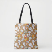 Colorful Fox Cartoon Tote Bag (Voorkant)