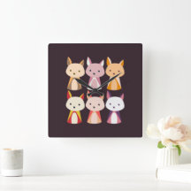 Colorful Fox Cartoon