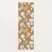 Colorful Fox Cartoon Yogamat (Achterkant)