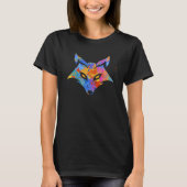 Colorful Fox   Fox Graphic T-shirt (Voorkant)