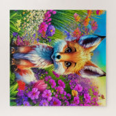Colorful Fox Legpuzzel (Horizontaal)