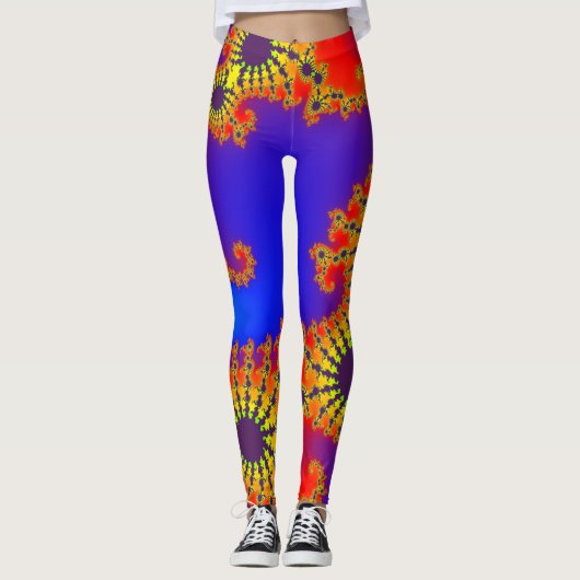 Colorful Fractal 120717(02) Leggings (Voorkant)