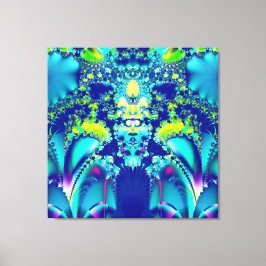 Colorful Fractal Art Canvas Afdruk