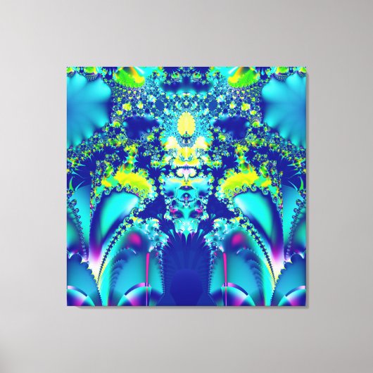 Colorful Fractal Art Canvas Afdruk (Voorkant)