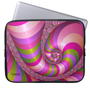 Colorful Fractal Art Custom Laptop Hoesje Sleeve